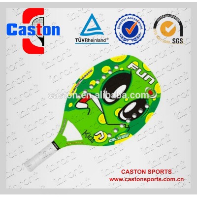 Cool beach tennis racket carbon material